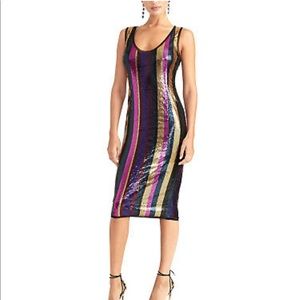Rachel Roy Veda Sequin MIDI Dress